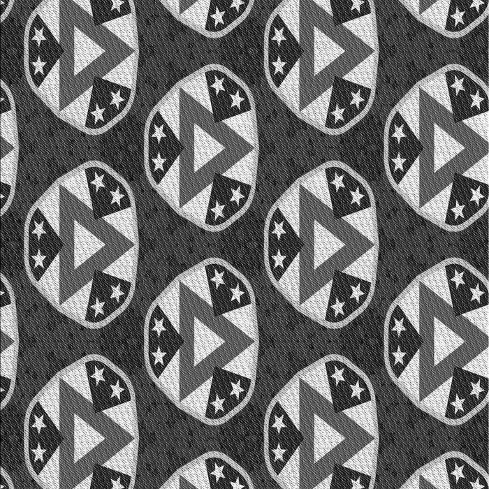 Patterned Dark Gray Rug, pat2524gry