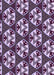 Patterned Plum Purple Rug, pat2524pur