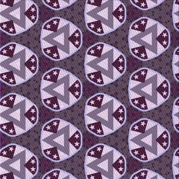 Round Machine Washable Transitional Plum Purple Rug, wshpat2524pur