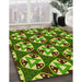 Machine Washable Transitional Yellow Green Rug in a Family Room, wshpat2524yw