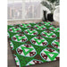 Machine Washable Transitional Green Rug in a Family Room, wshpat2524