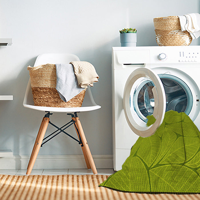 Machine Washable Transitional Pistachio Green Rug in a Washing Machine, wshpat2525yw
