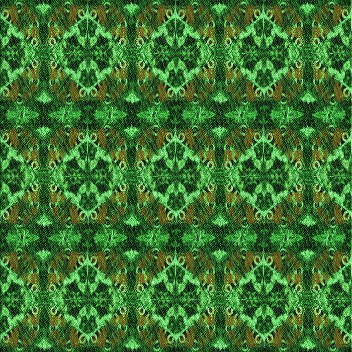 Machine Washable Transitional Dark Forest Green Rug, wshpat2526grn