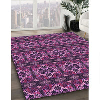 Patterned Orchid Purple Rug, pat2526pur