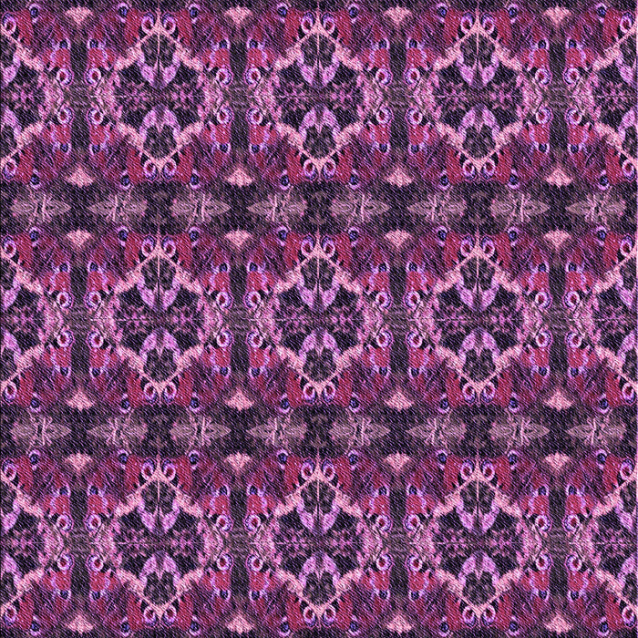 Machine Washable Transitional Orchid Purple Rug, wshpat2526pur