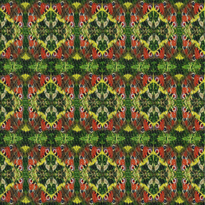 Patterned Red Novelty Rug, pat2526