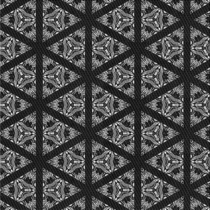 Round Patterned Gray Rug, pat2527gry