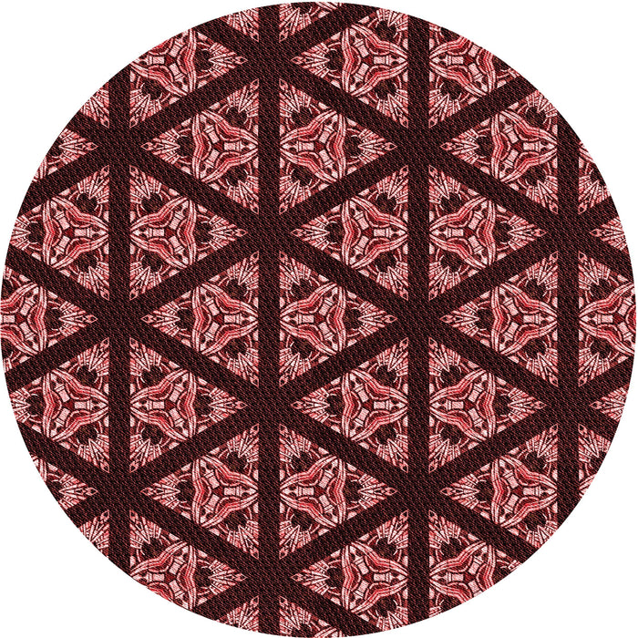 Square Machine Washable Transitional Indian Red Rug in a Living Room, wshpat2527rd