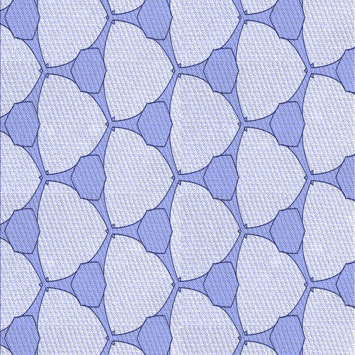 Patterned Lavender Blue Rug, pat2528blu