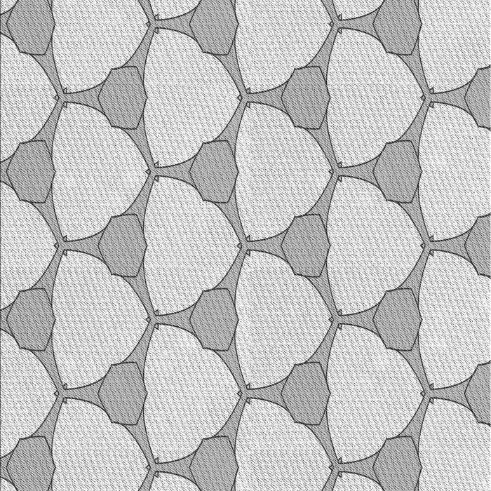 Machine Washable Transitional Platinum Gray Rug, wshpat2528gry