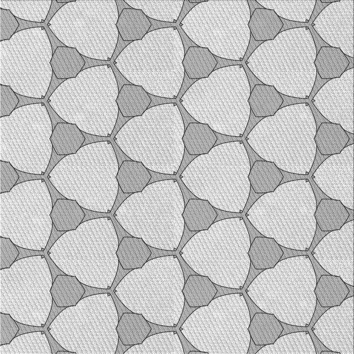 Round Machine Washable Transitional Platinum Gray Rug, wshpat2528gry