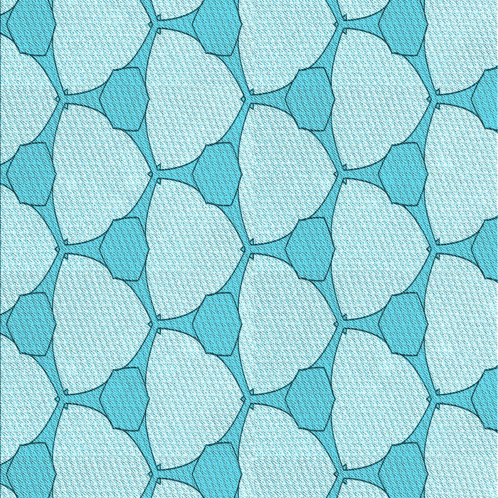 Patterned Blue Rug, pat2528lblu