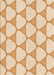 Patterned Golden Blonde Gold Rug, pat2528org