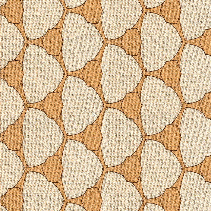 Patterned Golden Blonde Gold Rug, pat2528org
