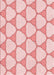 Patterned Light Red Pink Rug, pat2528rd