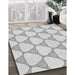Patterned Off-White Novelty Rug in Family Room, pat2528