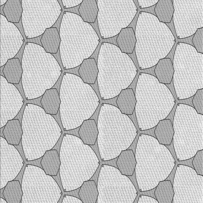 Patterned Off-White Novelty Rug, pat2528