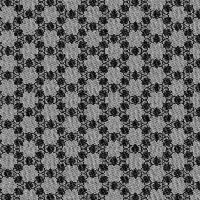 Round Machine Washable Transitional Gunmetal Gray Rug, wshpat2529gry