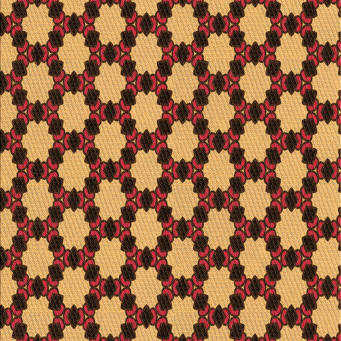 Patterned Yellow Rug, pat2529org