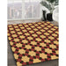 Machine Washable Transitional Yellow Rug in a Family Room, wshpat2529org