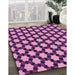 Machine Washable Transitional Purple Rug in a Family Room, wshpat2529pur