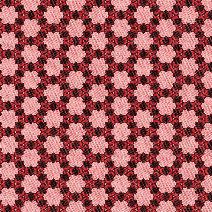 Round Machine Washable Transitional Pastel Red Pink Rug, wshpat2529rd