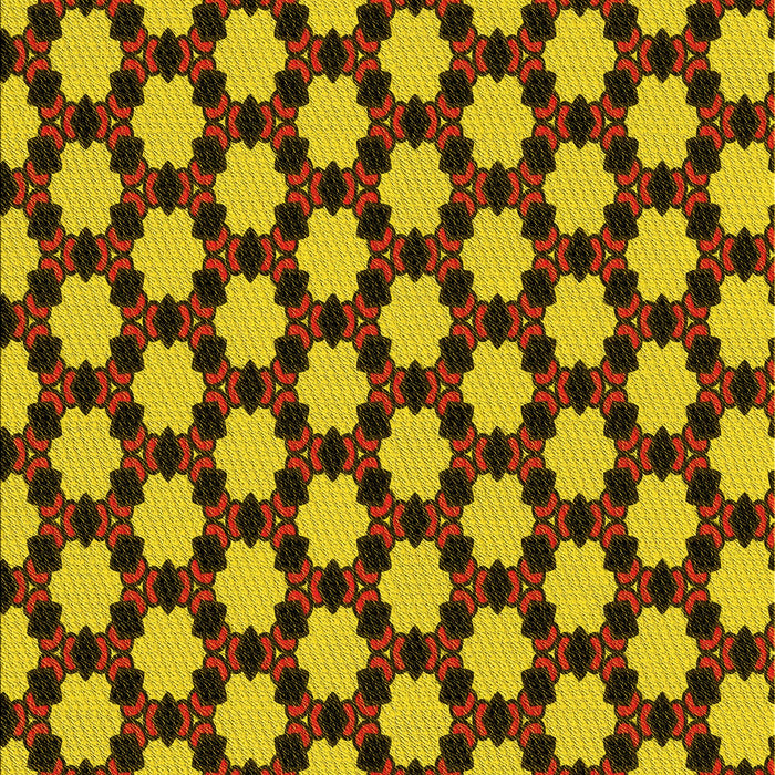 Machine Washable Transitional Deep Yellow Rug, wshpat2529yw