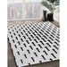 Patterned Off-White Novelty Rug in Family Room, pat252