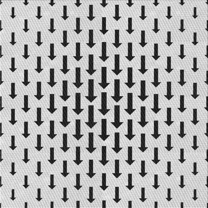 Square Patterned Off-White Novelty Rug, pat252