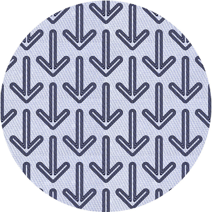 Square Patterned Lavender Blue Rug, pat253blu