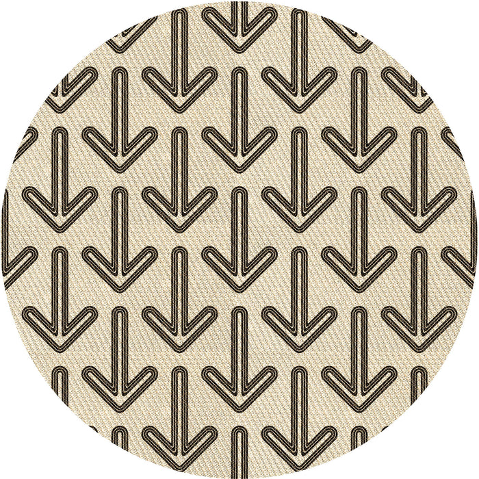 Square Machine Washable Transitional Vanilla Gold Rug in a Living Room, wshpat253brn