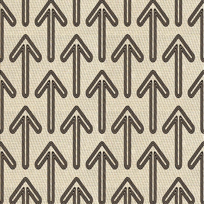 Patterned Vanilla Gold Rug, pat253brn