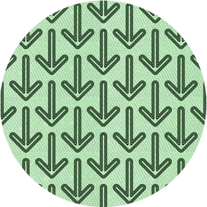Square Patterned Mint Green Rug, pat253grn