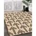 Patterned Golden Blonde Gold Rug in Family Room, pat253org