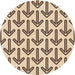 Square Patterned Golden Blonde Gold Rug, pat253org