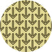 Square Patterned Mustard Yellow Rug, pat253yw