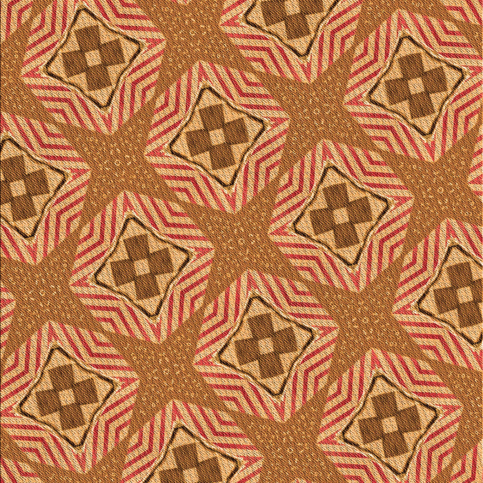 Patterned Red Rug, pat2530org