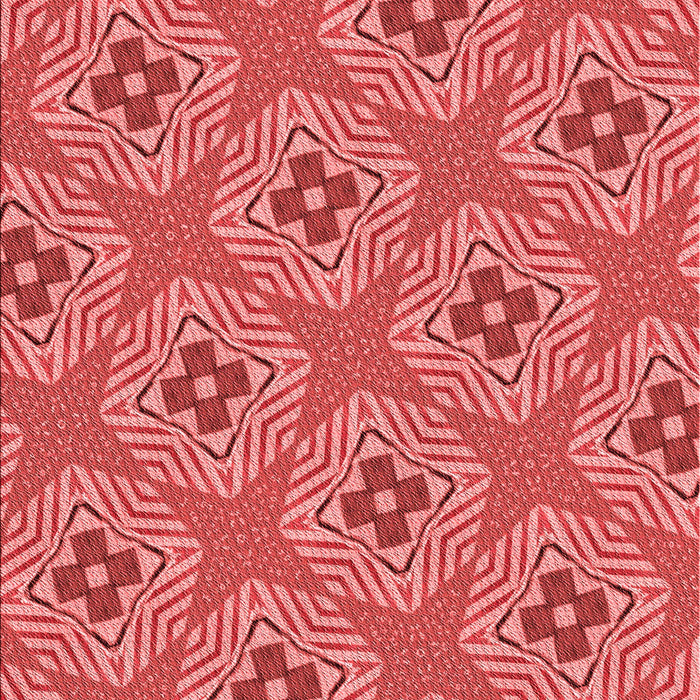 Patterned Red Rug, pat2530rd