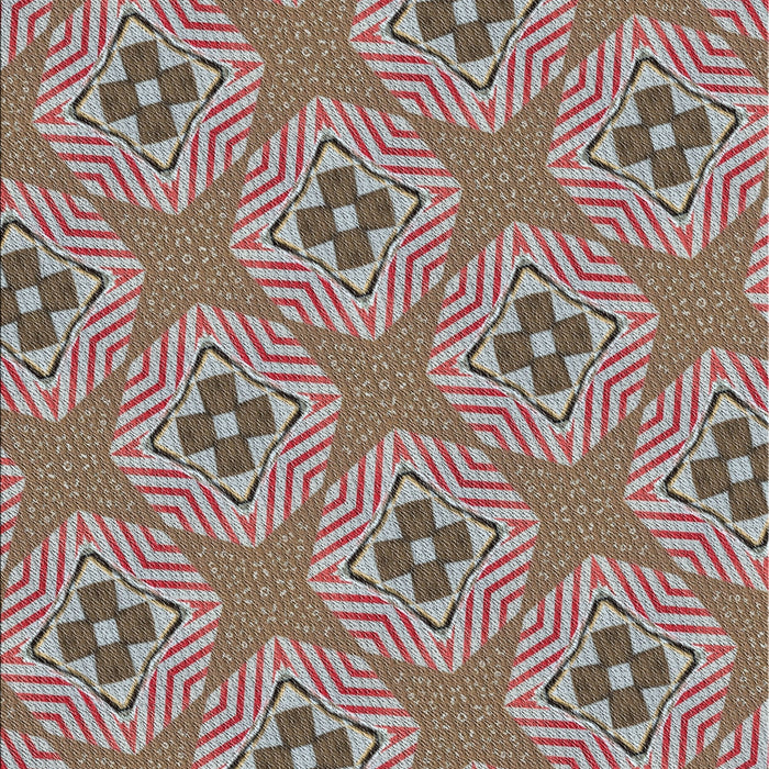 Machine Washable Transitional Chestnut Brown Rug, wshpat2530