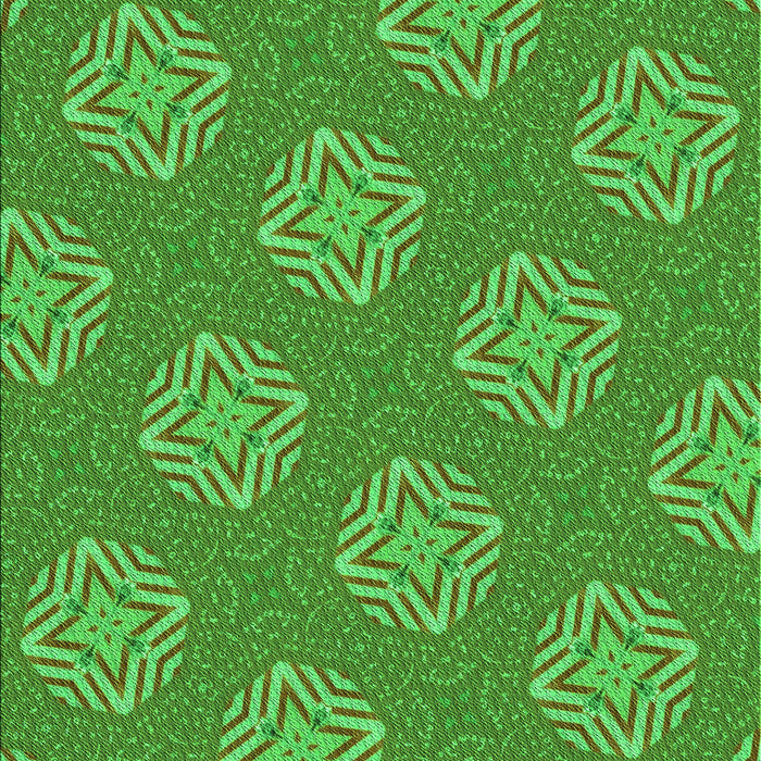 Machine Washable Transitional Neon Green Rug, wshpat2531grn