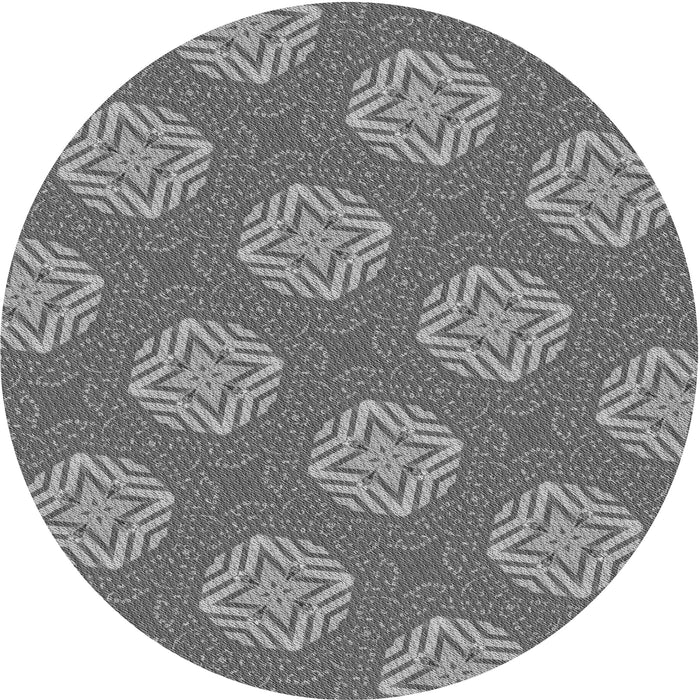 Square Machine Washable Transitional Grey Gray Rug in a Living Room, wshpat2531gry