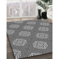 Patterned Gray Rug, pat2531gry