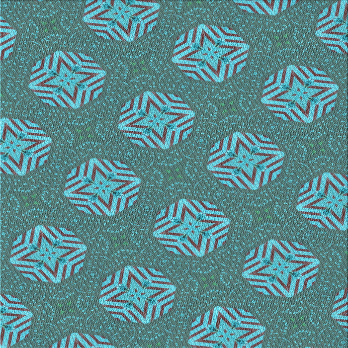 Round Machine Washable Transitional Bright Turquoise Blue Rug, wshpat2531lblu