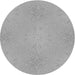 Square Patterned Silver Gray Rug, pat2532gry