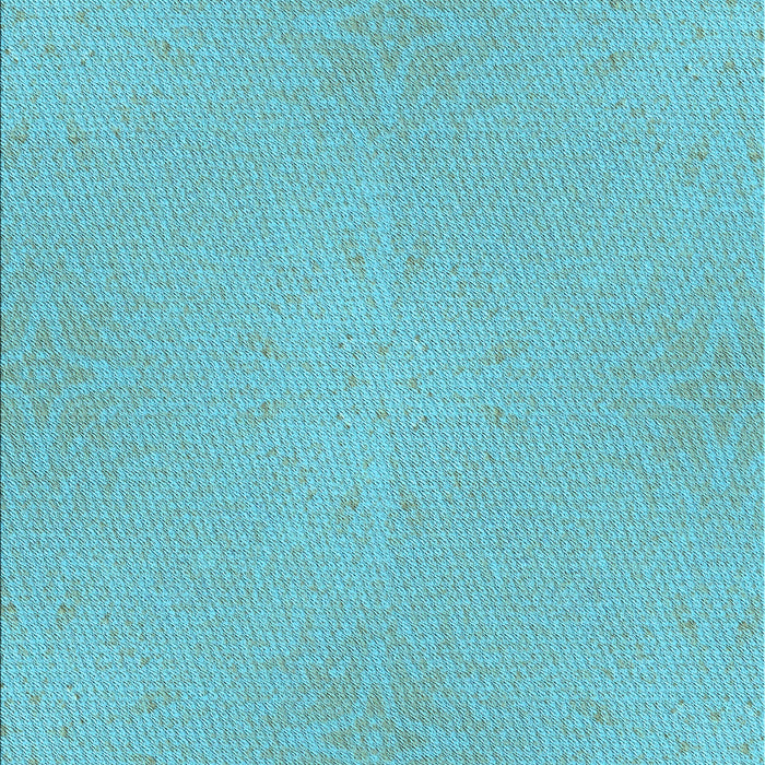 Machine Washable Transitional Bright Turquoise Blue Rug, wshpat2532lblu