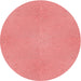 Square Patterned Light Coral Pink Rug, pat2532rd