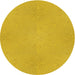 Square Patterned Yellow Rug, pat2532yw