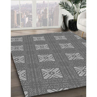 Patterned Gray Rug, pat2533gry