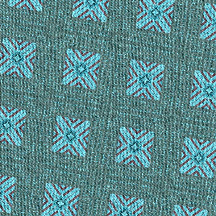 Machine Washable Transitional Dark Turquoise Green Rug, wshpat2533lblu