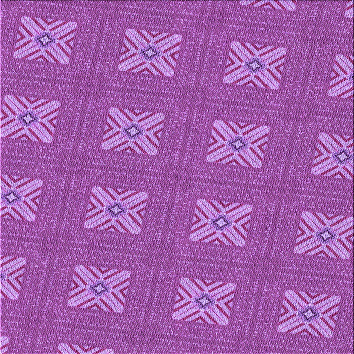 Round Patterned Purple Rug, pat2533pur